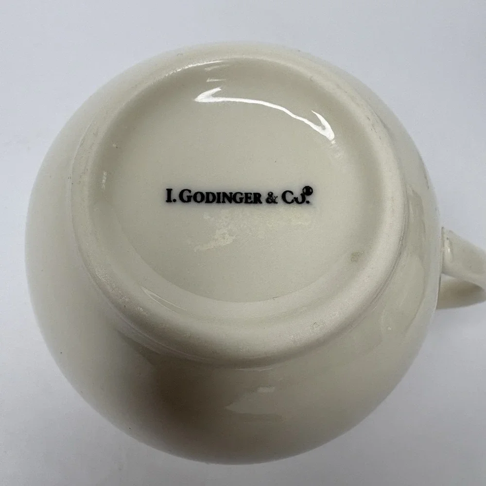 L. Godinger Cream Lace Embossed 4